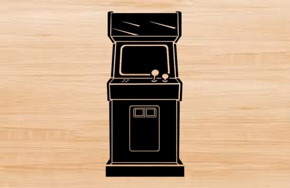 Discover the Power of Arcade Machine Silhouette SVG Vector for Your Creative Projects