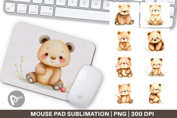 Mouse Pad Bear Wildlife