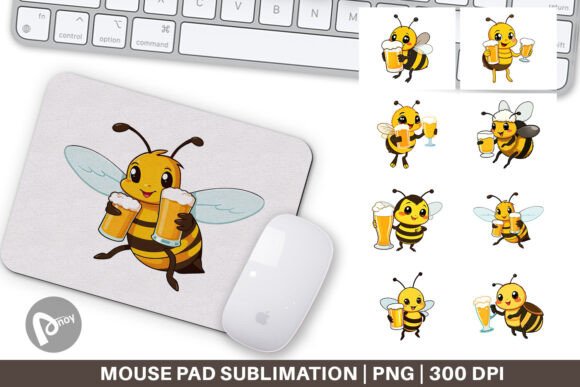 Mouse Pad Bee Beer Day: A Unique Blend of Function and Fun
