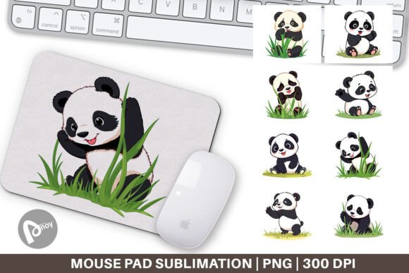 Mouse Pad Cute Baby Panda: Workspace Comfort and Style