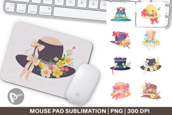 Mouse Pad Easter Bonnet: A Creative Touch for Your Work Space