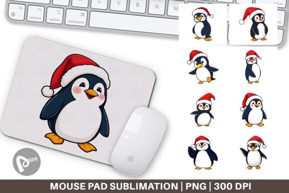 Mouse Pad Penguin in a Santa Hat: A Strategic Addition to Your Workspace