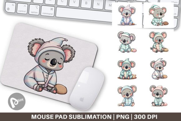 Mouse Pad Sleepy Koala: A Stylish and Functional Addition to Your Workspace