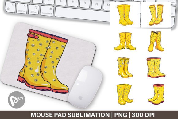 Mouse Pad Spring Rain Boot: A Strategic Addition to Your Digital Workspace