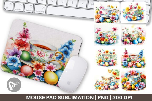 Mouse Pad Tea Cup Easter Eggs: A Creative Twist for Your Workspace