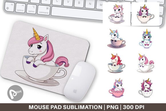 Mouse Pad Teacup Unicorn: A Creative Desk Upgrade for Work and Play