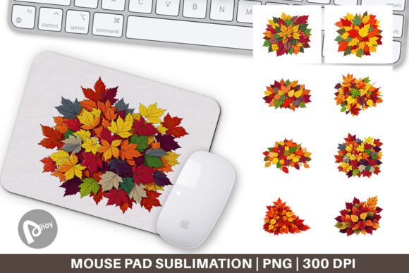 The Art and Utility of an Autumn Leaves Sublimation Mouse Pad